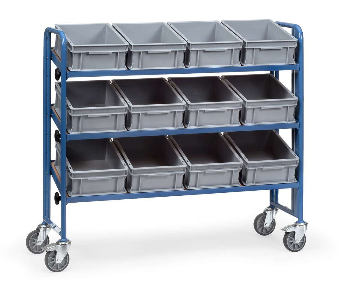 Chariot de mise à disposition de pièces