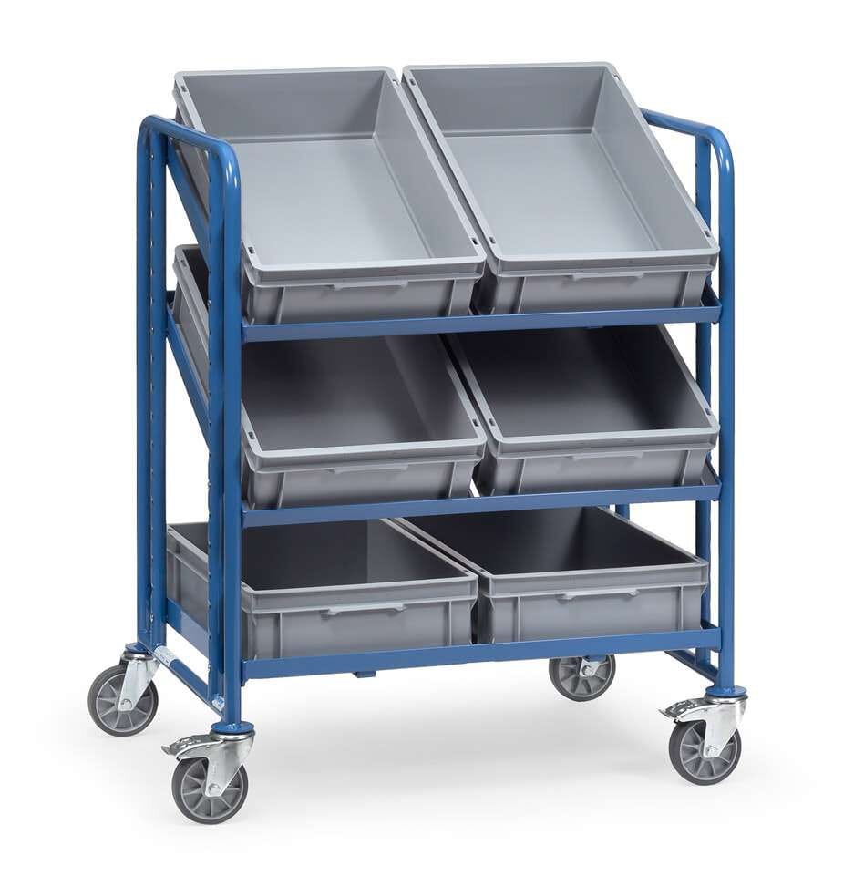 image cover Servante pour 6 bacs plastiques