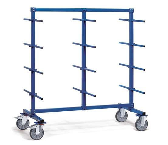 Chariot à barres de portée avec 2 faces