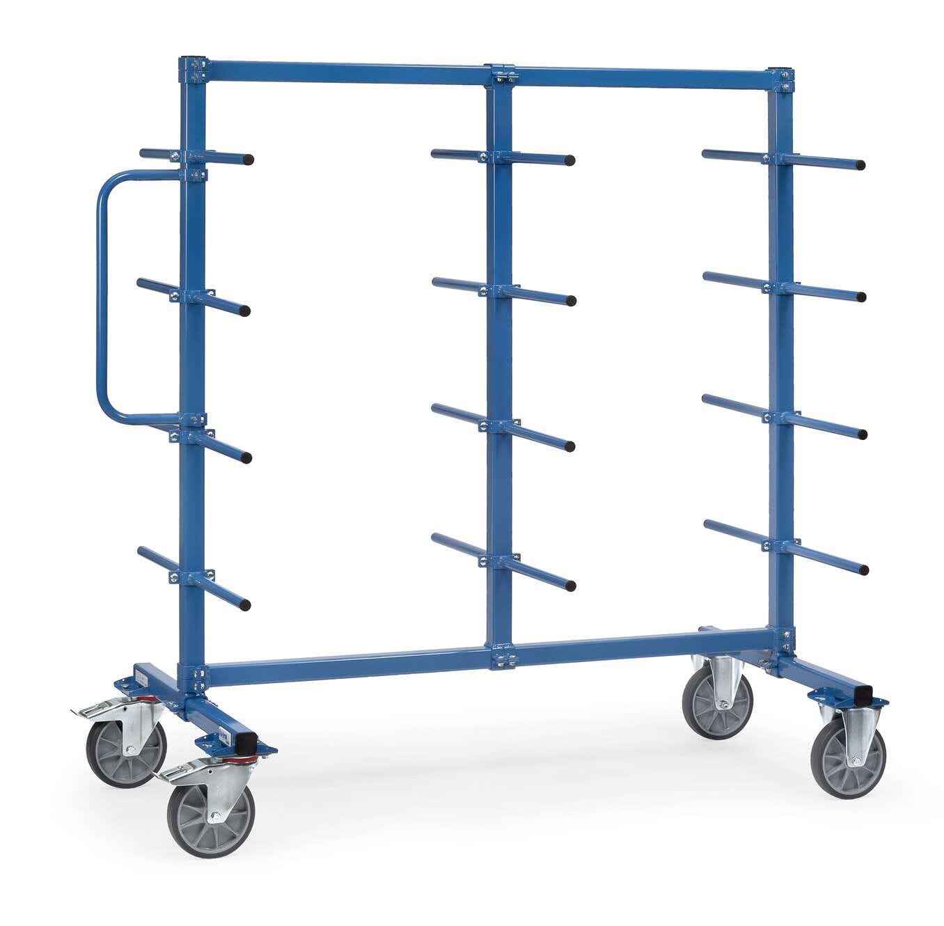 Chariot à barres de portée avec 2 faces