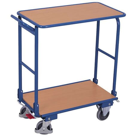 image cover Chariot repliable à 2 plateaux en mélaminé