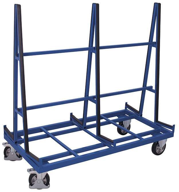 Chariot porte-panneaux double face