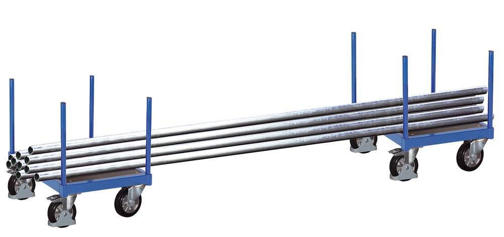Plateforme roulante pour charges longues