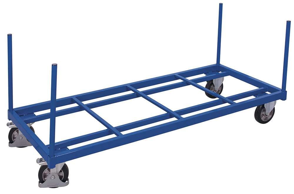 Chariot charges longues avec 4 montants