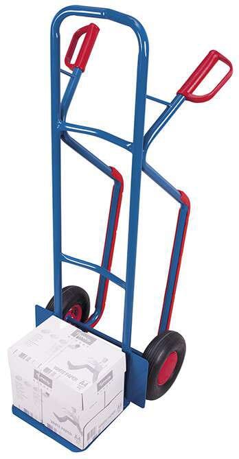 Diable haut en tube d'acier avec brancards pour transport en escalier