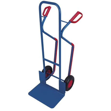 image cover Diable en tube d'acier avec grande pelle...