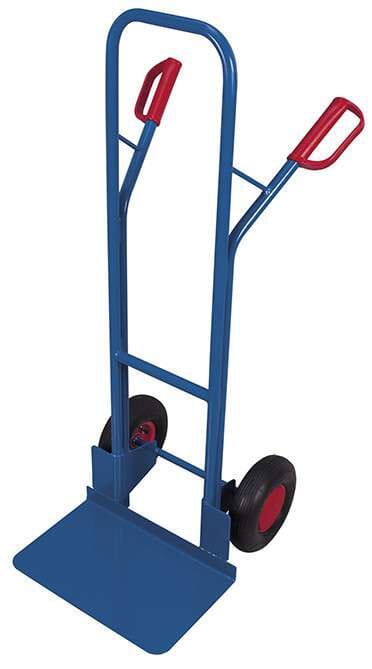 image cover Diable haut en tube d'acier avec grande pelle