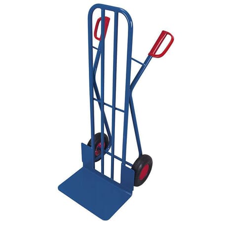 image cover Diable haut avec grande pelle en tube d'acier