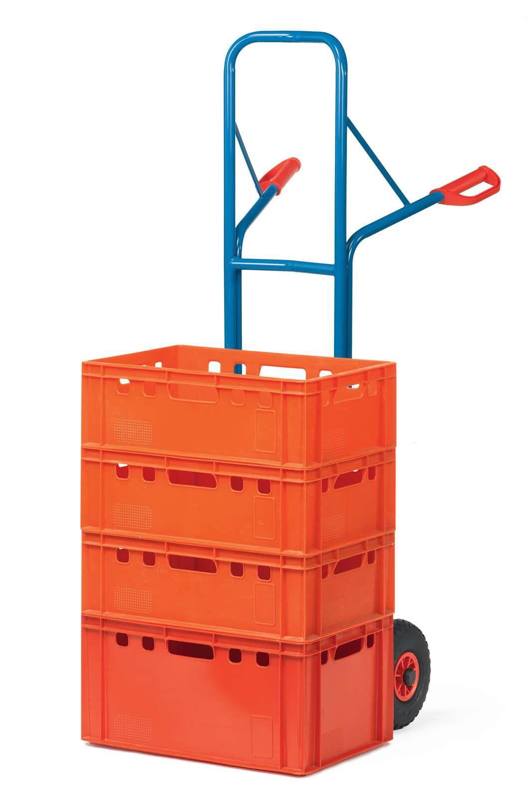 Diable haut en tube d'acier avec bavette large