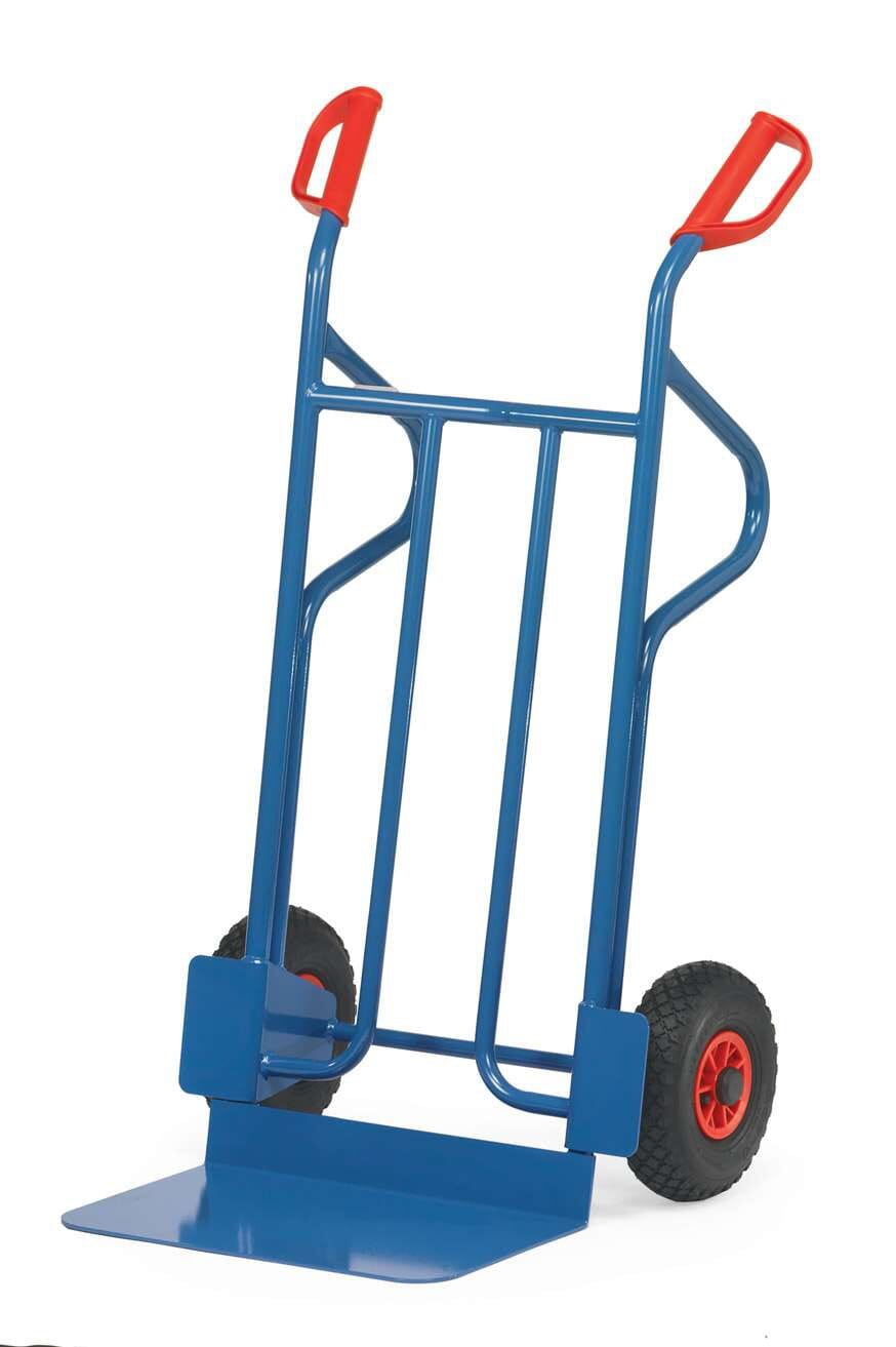 image cover Diable en tube d'acier - bavette large