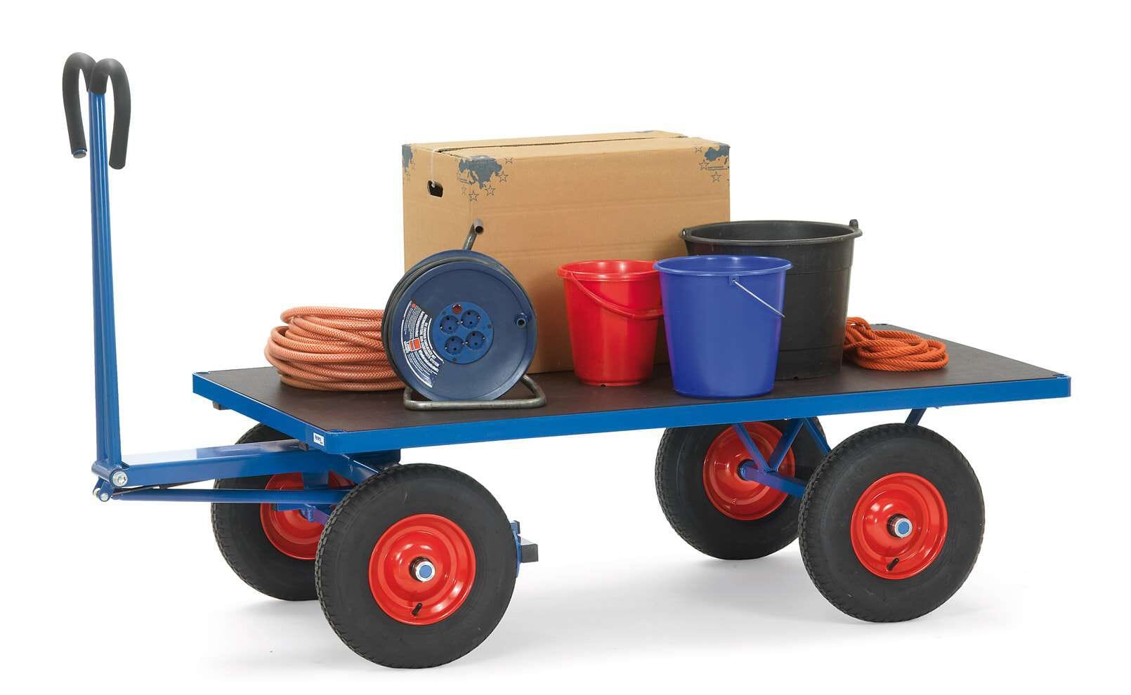 Remorque à bras sans ridelles