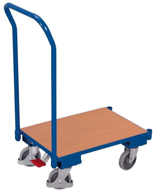 Plateau roulant modulaire avec plateau en mélaminé et dossier