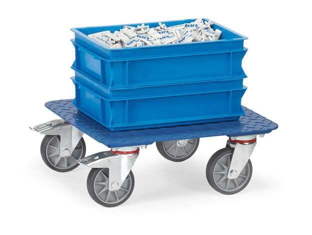 Plateau roulant en acier