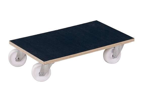 image cover Plateau roulant noir avec roulettes...