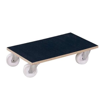 image cover Plateau roulant noir avec roulettes...