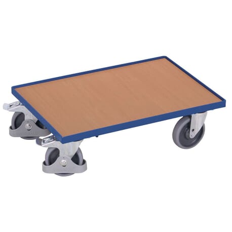 Plateau roulant modulaire Euro avec plateau (rebord de 10 mm) Plateau roulant modulaire Euro avec plateau (rebord de 10 mm)