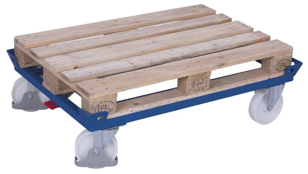 Plateau roulant pour caisses palettes