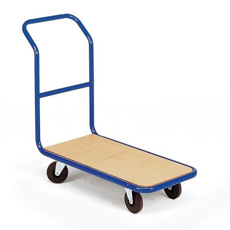 Chariot à 1 dossier fixe tubulaire Chariot à 1 dossier fixe tubulaire