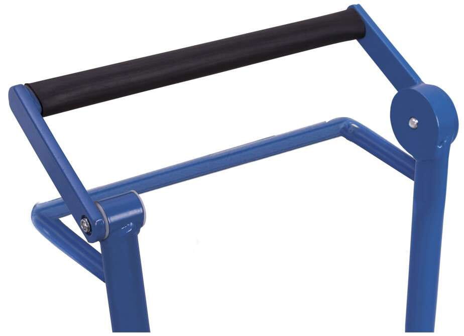 Chariot à dossier repliable avec système de blocage/déblocage