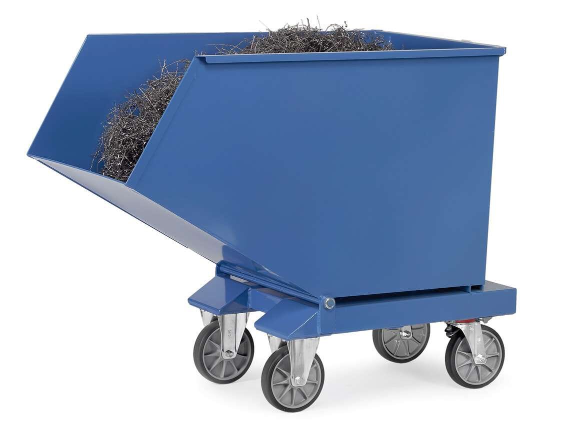 Benne basculante chariot