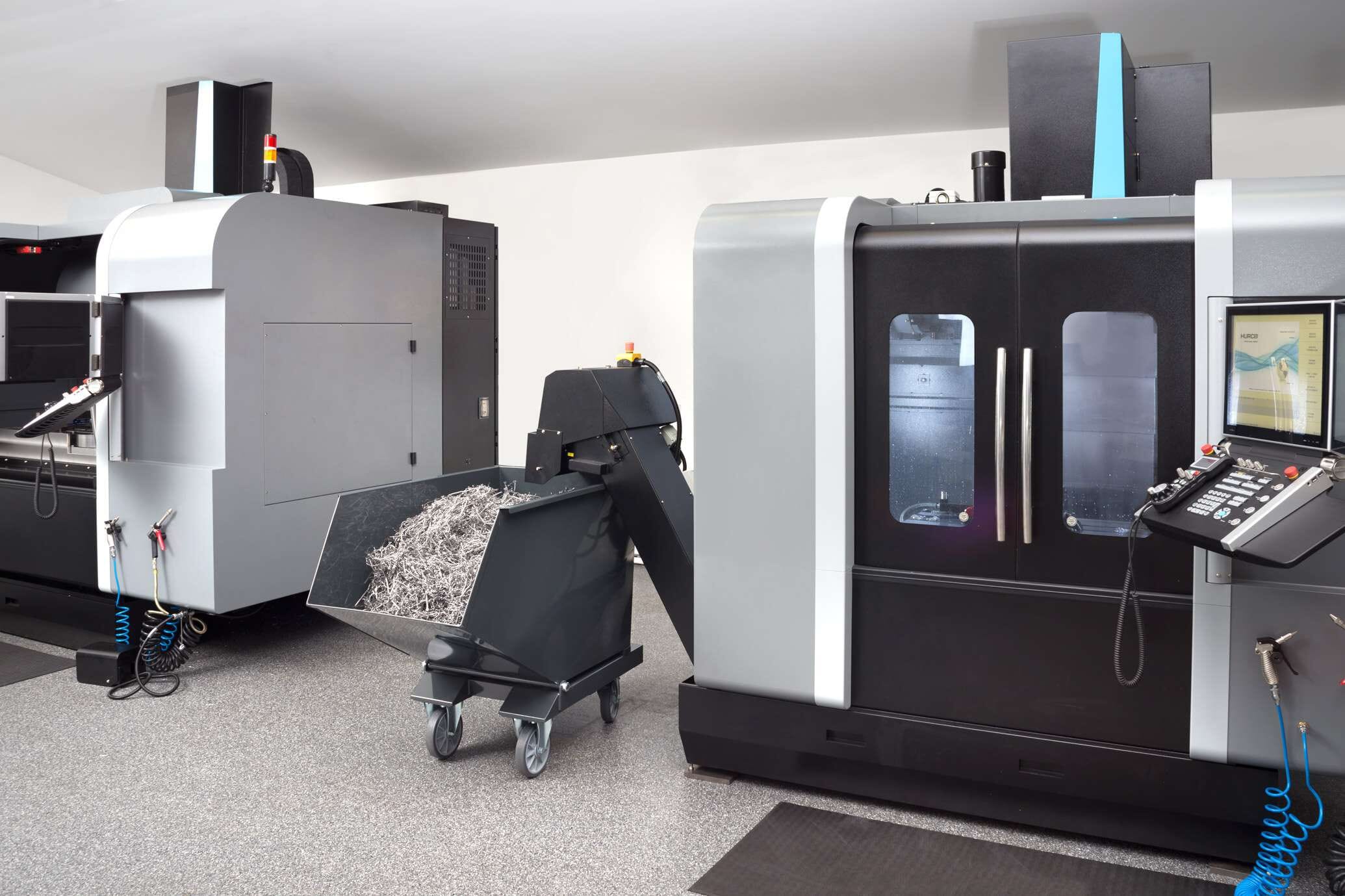 Benne basculante chariot en gris