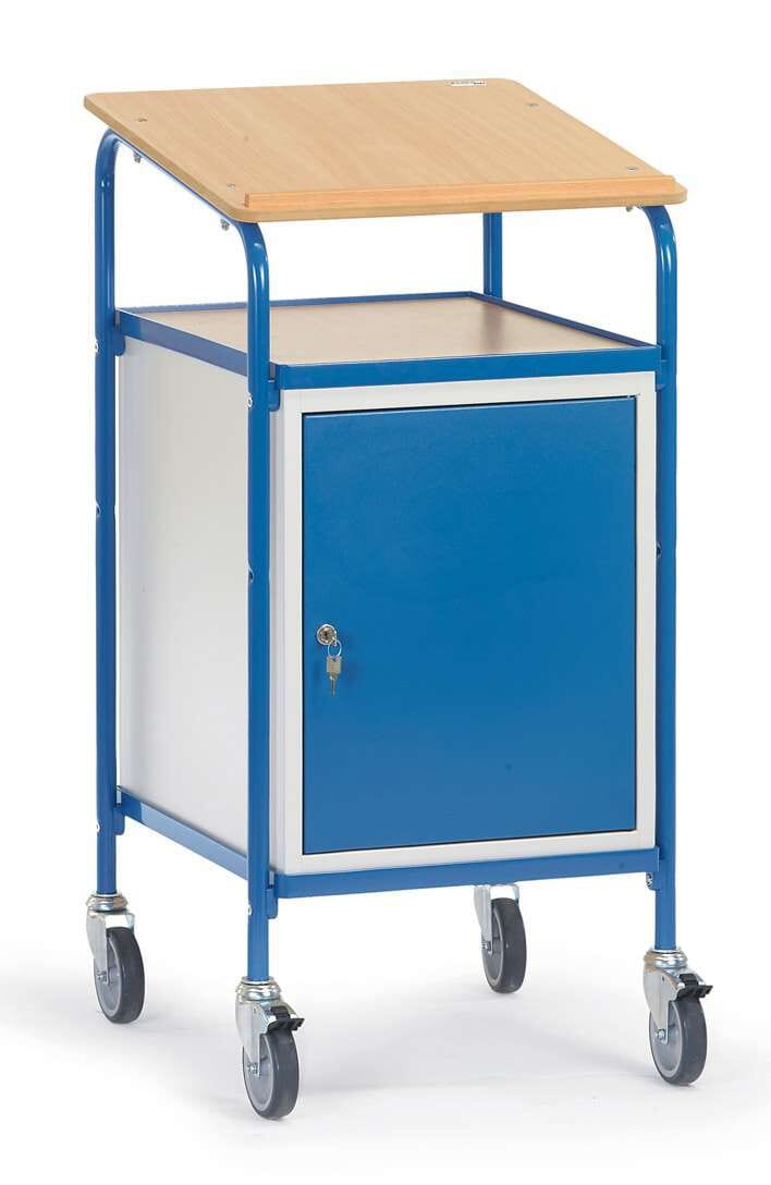 image cover Pupitre d'atelier roulant avec placard