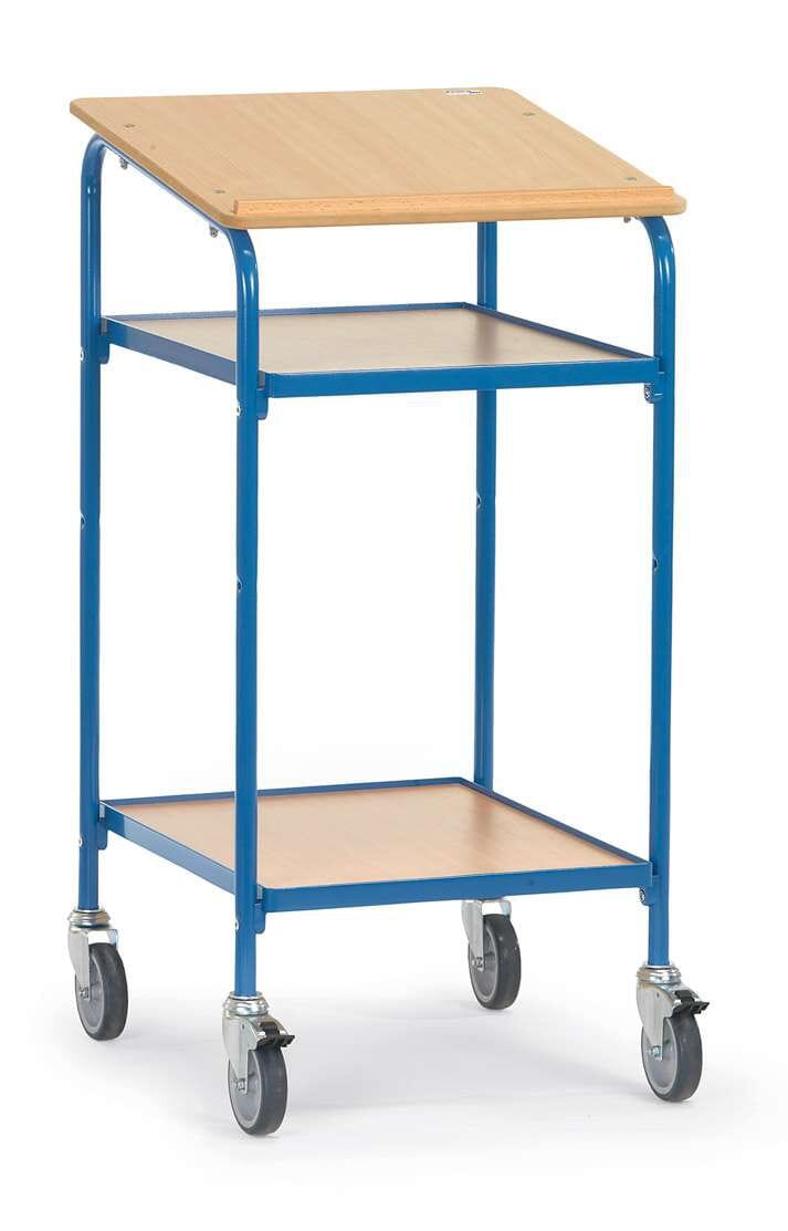 image cover Pupitre d'atelier roulant avec 2 plateaux...
