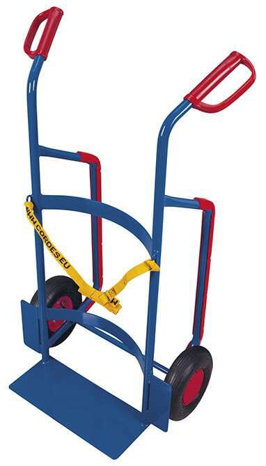 Diable porte-fûts en matière plastique