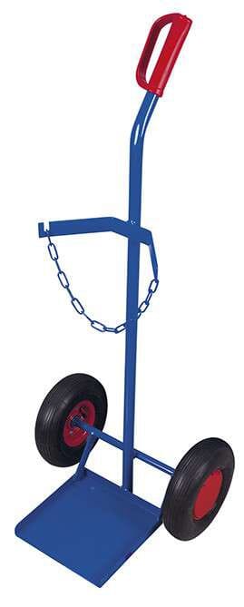 Diable porte-bouteilles pour 1 bouteille de 40 ou 50 litres