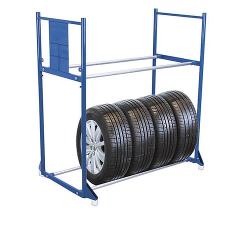 Rack à pneus avec 2 étages Rack à pneus avec 2 étages