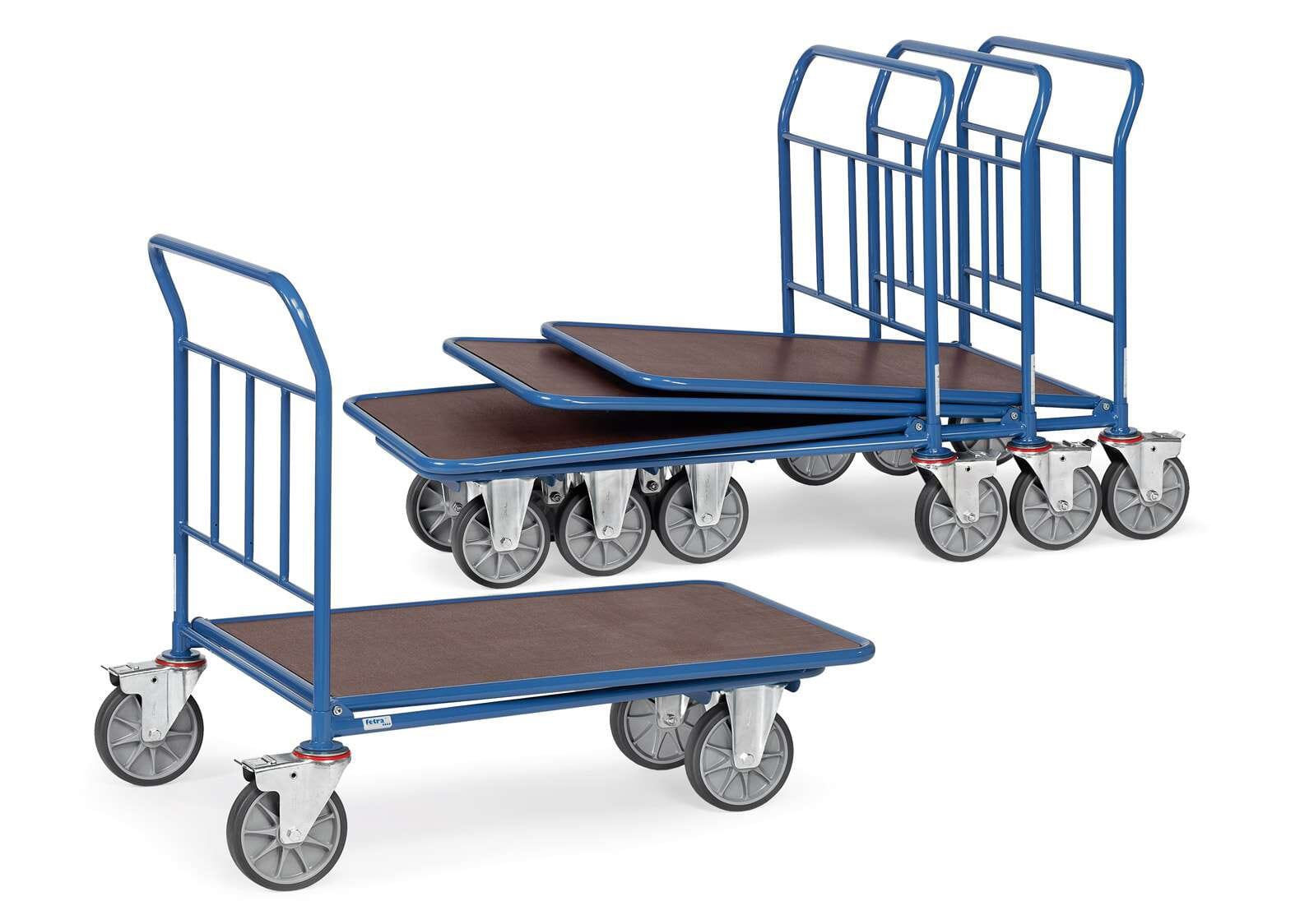 Chariot emboîtable à dossier tubulaire