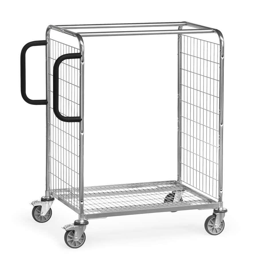 Chariot grand préparateur de commandes galvanisé