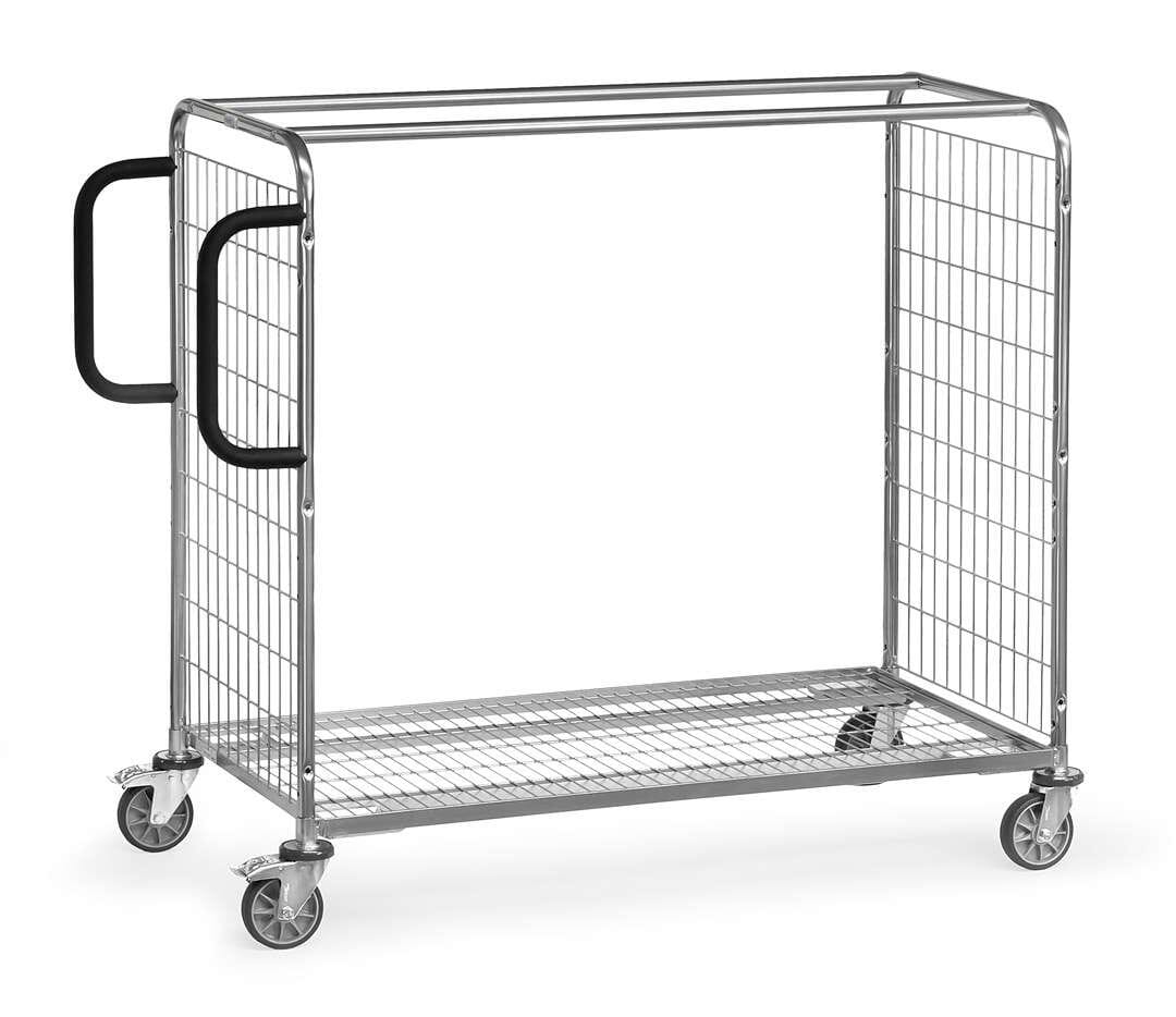 Chariot grand préparateur de commandes galvanisé