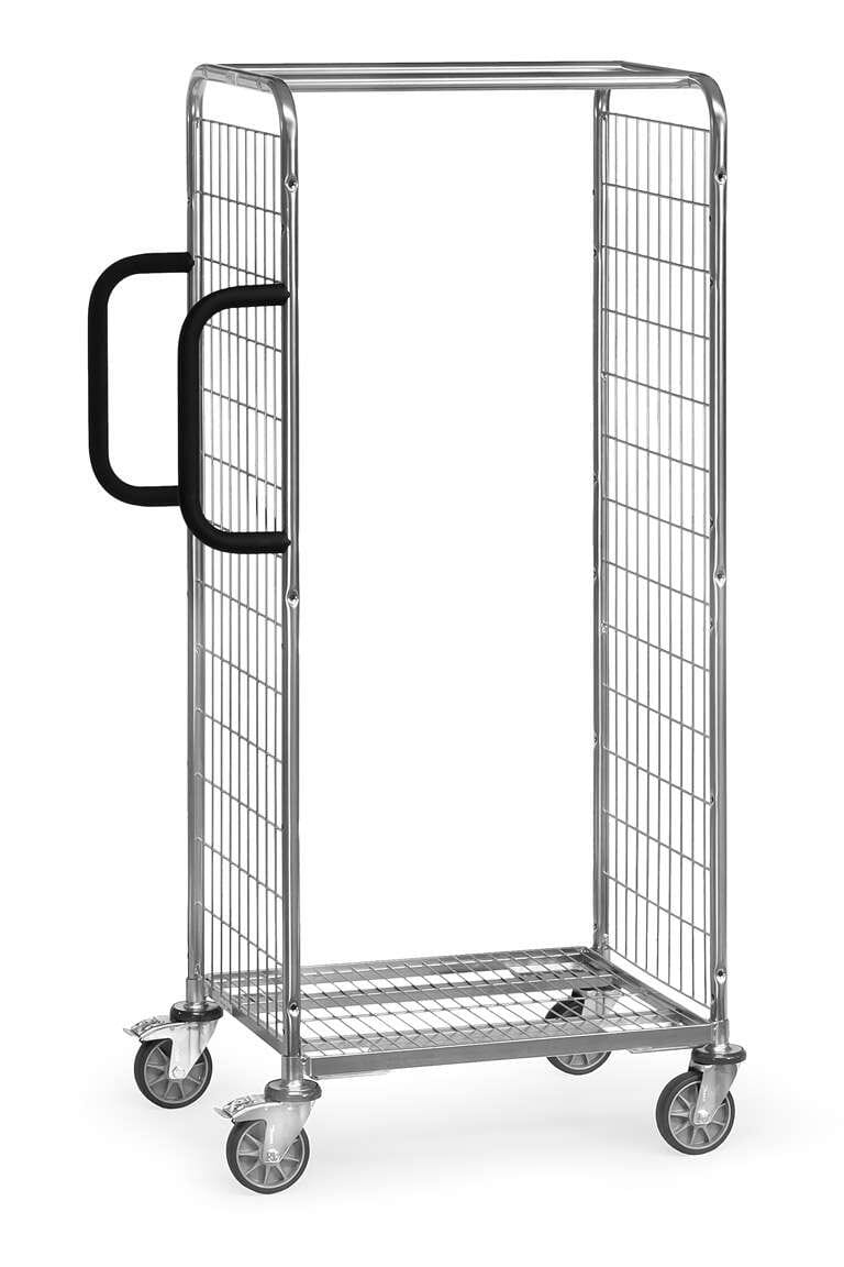 Chariot haut préparateur de commandes galvanisé