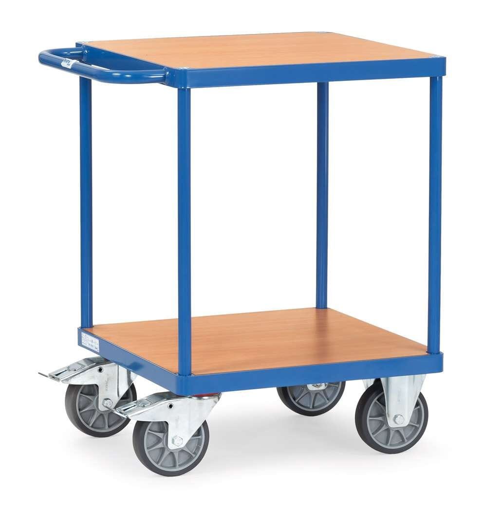 image cover Servante à 2 plateaux carrés en mélaminé