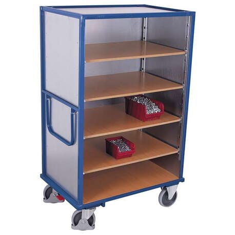 image cover Chariot à 5 étagères entièrement soudé