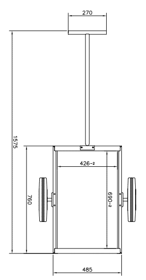 Char à bras léger manuel