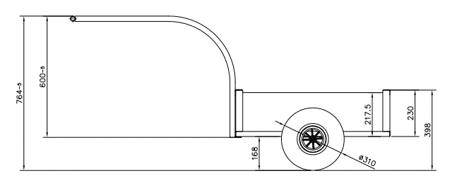 Char à bras léger manuel