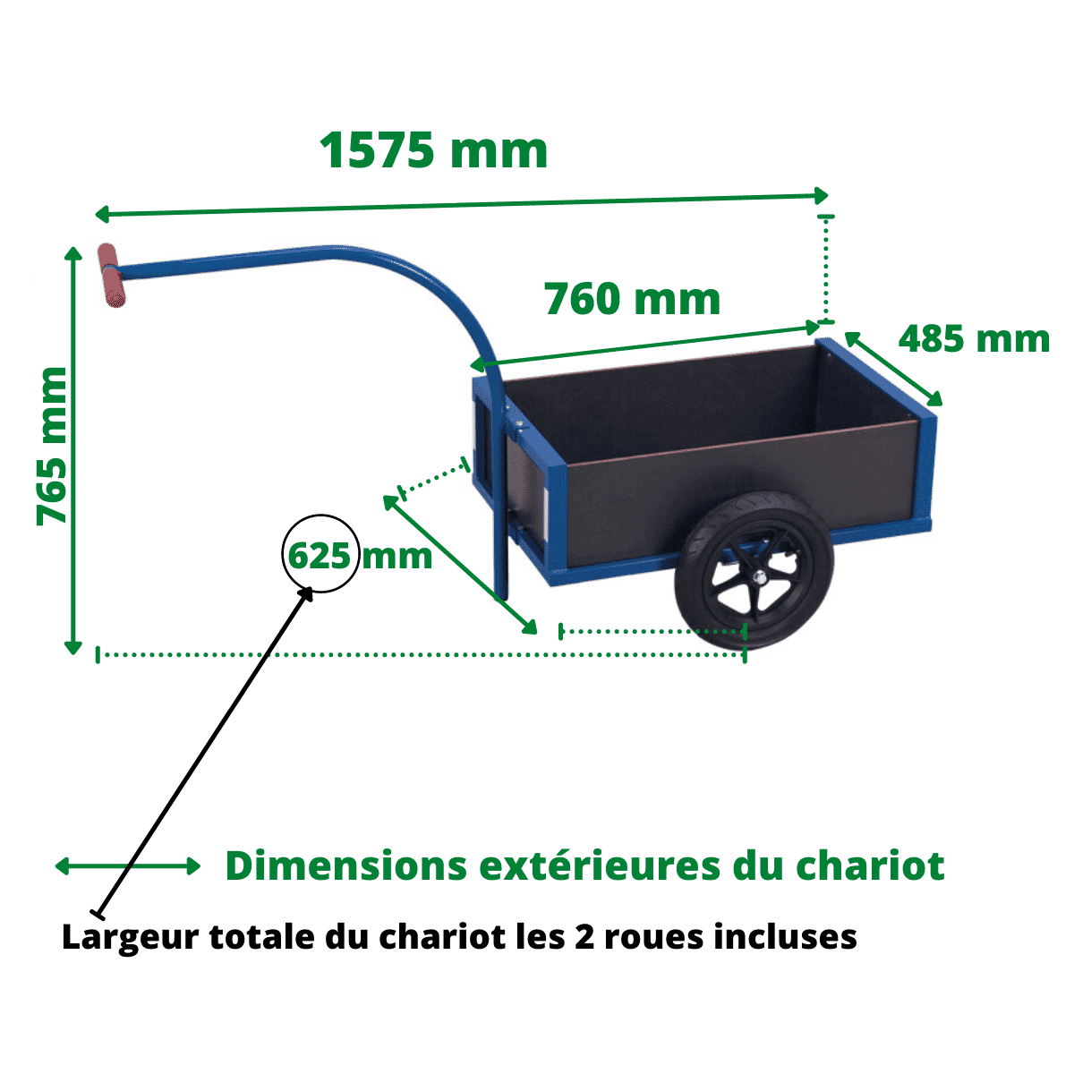 Char à bras léger manuel