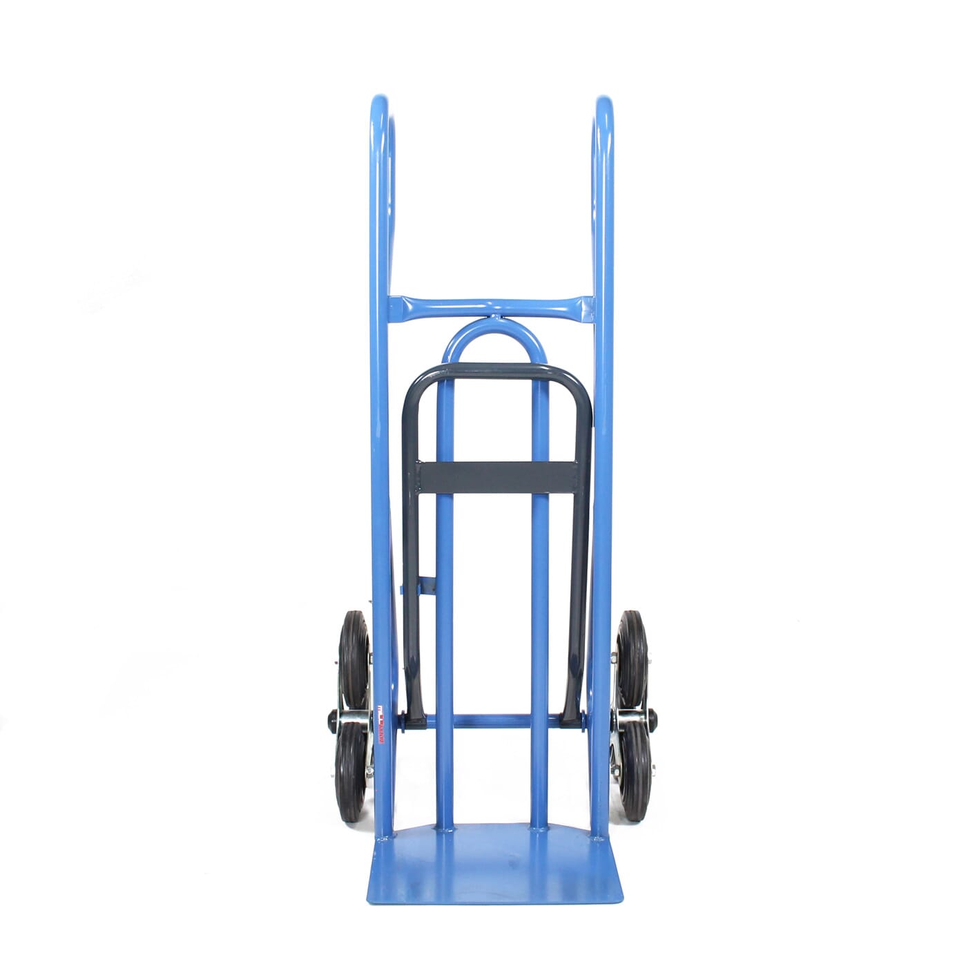 Diable escalier professionnel, 250kg avec double pelle rabattable