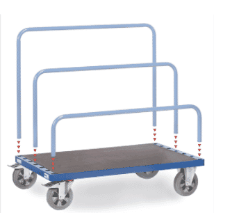 image cover Chariot porte-panneaux - charges 750 à...