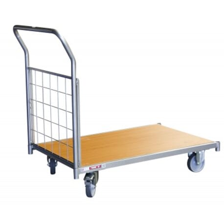 Chariot FIMM 250 kg 1000 x 600 mm modulaire 1 dossier grillagé Chariot FIMM 250 kg 1000 x 600 mm modulaire 1 dossier grillagé