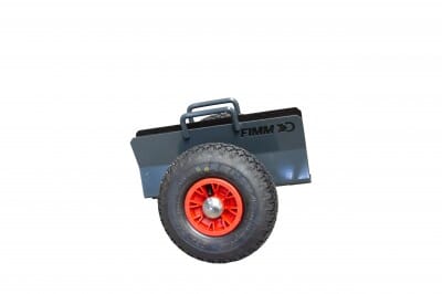 Chariot FIMM porte-panneaux 250 kg roues pneumatiques
