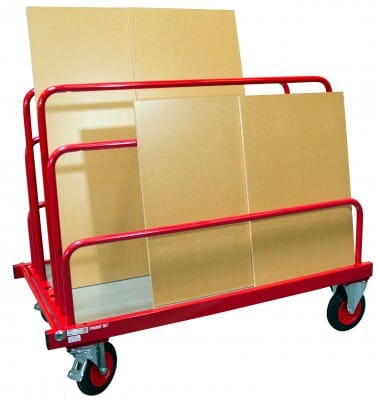 Chariot FIMM porte-panneaux 500 kg 2 ridelles hauteur 800 mm