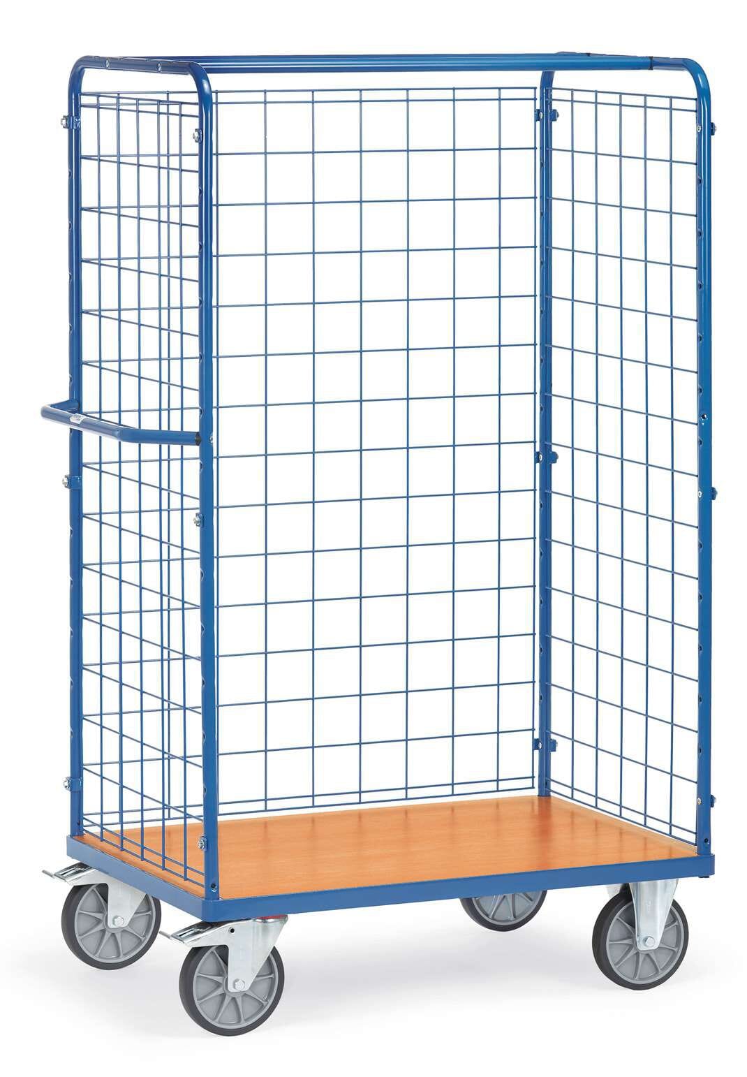 image cover Chariot haut pour colis avec 3 côtés...