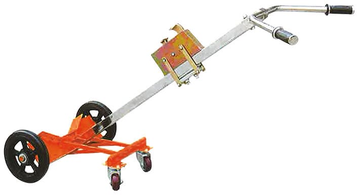 Diable porte-fût métal et plastique à rebord 450 kg