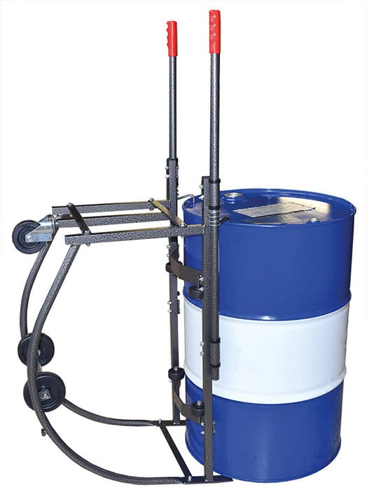 Chariot porte-fût basculant acier 300 kg