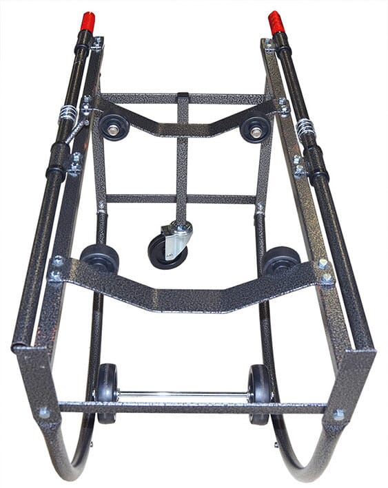 Chariot porte-fût basculant acier 300 kg