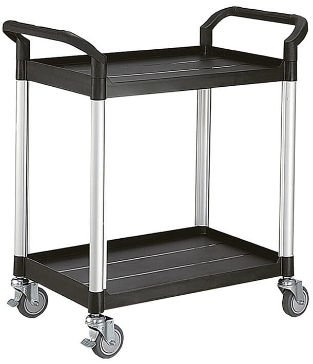 Servante polyvalente 250 kg 2 grands plateaux