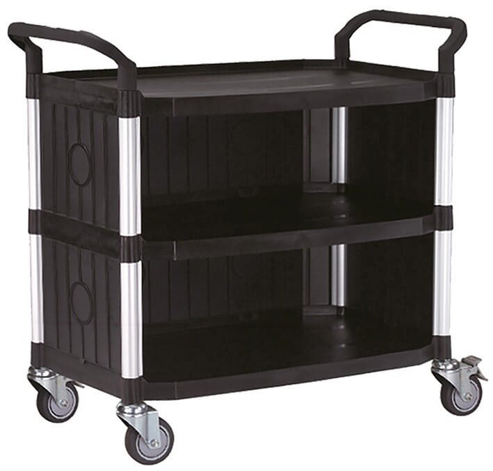 Servante polyvalente 250 kg 2 grands plateaux